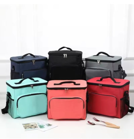 Insulated Lunch Bag Large Lunch Bags For Women Men Reusable Lunch Bag With Adjustable Shoulder Strap Insulated Lunch Bag